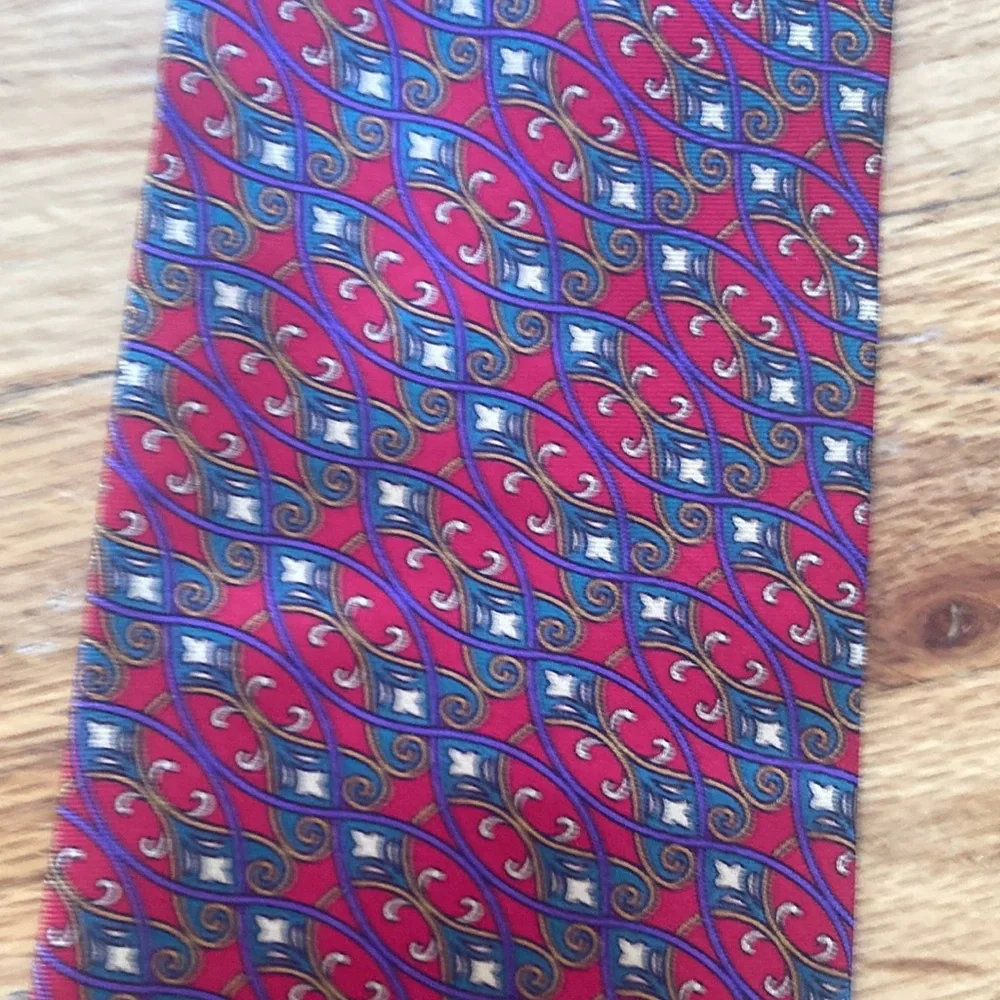 Christian Dior Monsieur Patterned 100% Silk Tie